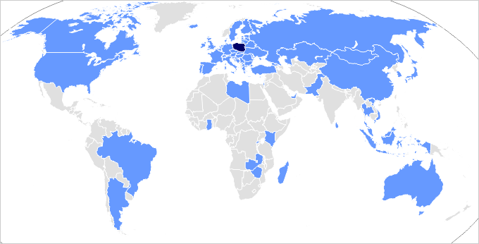 Kilenci firmy TANEL - mapa