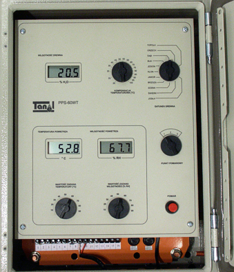 Remote system for controlling drying chambers PPS-60 WT