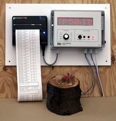 Wood moisture and temperature meter PWT-8FIT